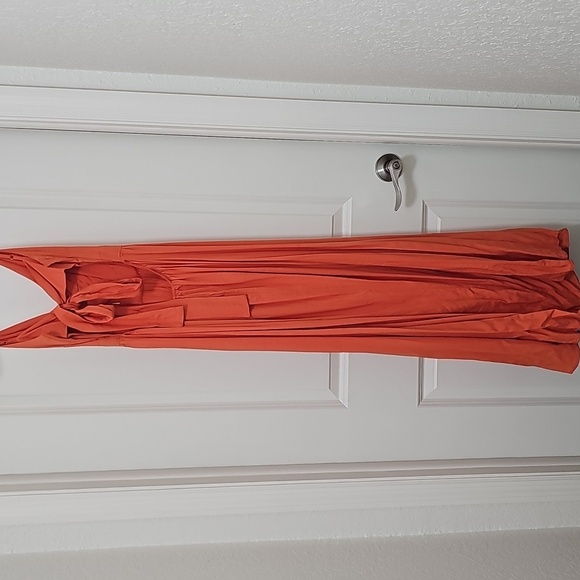 Cupshe Vibrant Orange Maxi Dress womens size small - Picture 4 of 7